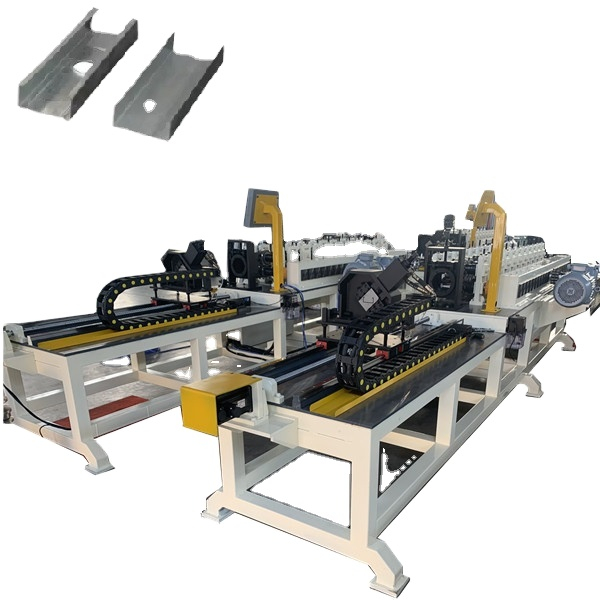 Rollo de alta velocidad de la mampostería seca 70m/min que forma la máquina que forma el rollo del perno prisionero y de la pista del metal de la mampostería seca que forma las máquinas